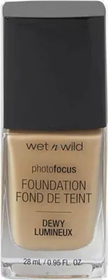 Productafbeelding van wet n wild Photo Focus Foundation DEWY, Fles, Vloeibaar, Geschikt voor droge huid, Geschikt voor normale huid, Hydraterend, Medium dekking, trale tint