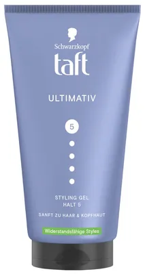 Produktbild von TAFT Styling Gel Ultimativ Starker Halt 5 zu Haar und Kopfhaut 150ml