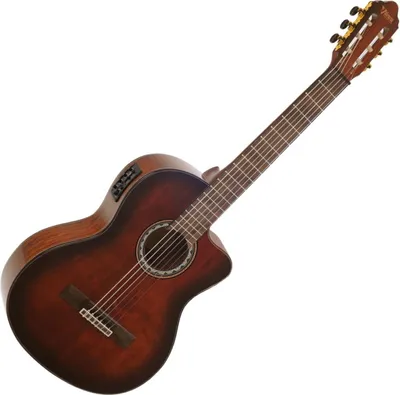 Zdjęcie produktu dla Valencia VC564CE 4/4 Brown Sunburst Gitara klasyczna z przetwornikiem