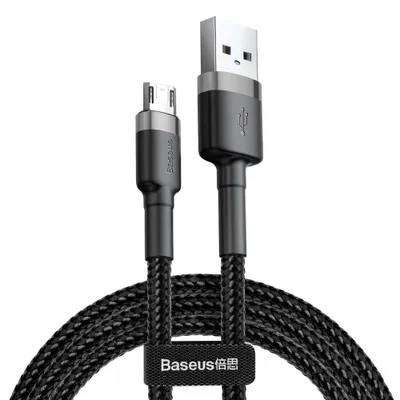 Obrázok produktu pre Baseus CAMKLF-AG1 USB kábel 0,5 m USB A Micro-USB B Black