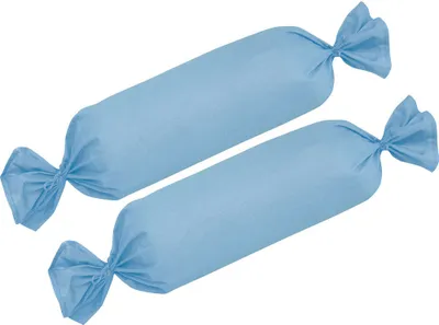 Produktbild von Traumschlaf Edel-Linon Kissenbezüge 2er Set 2x Nackenrollenbezug 26x79 cm aqua