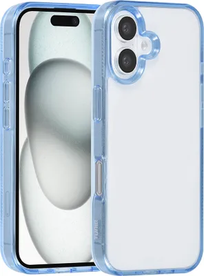 Immagine prodotto di Custodia posteriore TUNIQ per iPhone 16 - Silicone - Blu