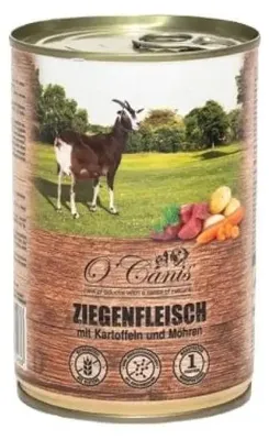 Zdjęcie produktu dla Mokra karma dla psa O'Canis Koza z ziemniakami 400g