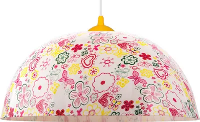 Obrázok produktu pre Závesné svietidlo FLOWERS z farebného akrylového plastu, E27/40W, Ø:41cm H: 70cm, stmievateľné
