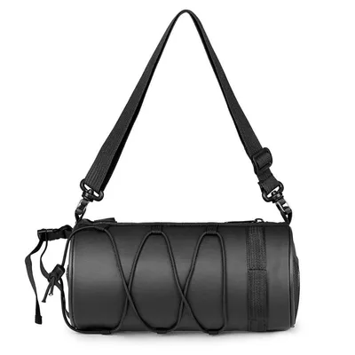 Produktbild von Fahrrad Lenkertasche 2,5L,Wasserdichte Multifunktionstasche für Mountainbike & Citybike, als Crossbody oder Fronttasche, 22×11×11 cm, Schwarz