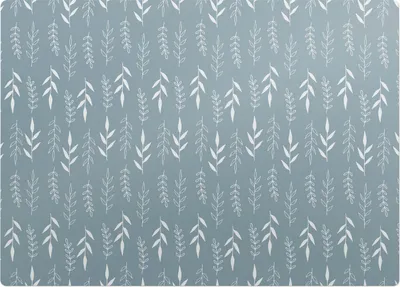 Produktbild von Pflanzenblattmuster – Bodenschutzmatte – Rutschfest – Schutzmatte für Büro – Vinylmatte – Stuhlunterlage – 140 x 100 cm