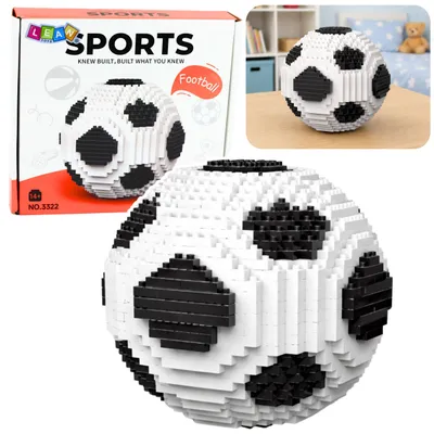 Zdjęcie produktu dla Zestaw kreatywny 3d klocki piłkarskie 864 szt.
