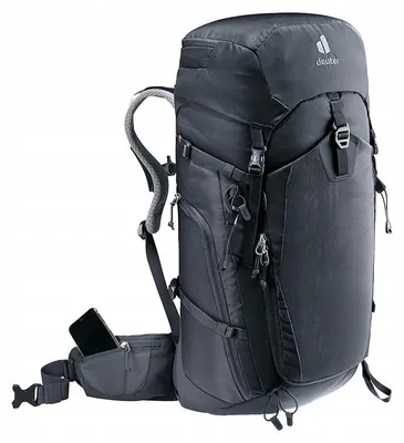 Zdjęcie produktu dla Deuter Trail Pro 34 SL, Wędrówki, Czarny, M, 34 l, 1,47 kg, 300 mm