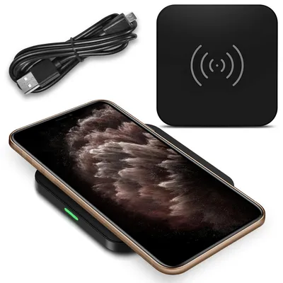 Produktbild von QI Wireless Schnell Ladegerät für Apple iPhone 11 Pro Max Kabellos Ladestation