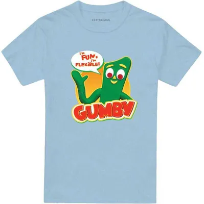 Produktbild von Gumby - "Fun & Flexible" T-Shirt für Herren/Damen Uni TV20866 (XL) (Hellblau)