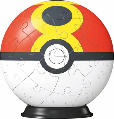 Immagine prodotto di Puzzle 3D Pokéball: Repeat Ball (55 elementów) z podstawą 7 cm