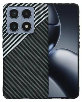 Obrázek produktu pro Techsuit Carbonite FiberShell zadní kryt pro Xiaomi 14T Pro - White/Black