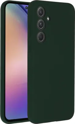 Obrázok produktu pre Accezz Tekutý silikónový zadný kryt pre Samsung Galaxy A55 - zelený