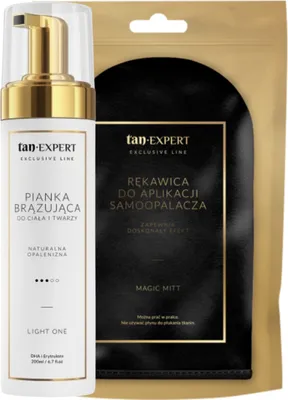 Zdjęcie produktu dla TanExpert Light One Pianka Samoopalająca + Rękawica