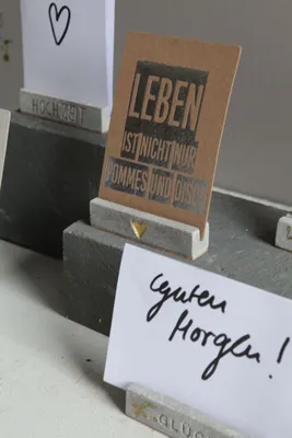Produktbild von Kartenhalter "Goldenes Herz"