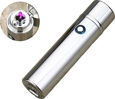 Produktbild von LO-25727 Elektrisches Feuerzeug USB Silber KP25727