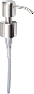 Produktbild von Seifenpumpe aus Edelstahl für Flaschen mit 22-mm-Gewinde, gebürstete Oberfläche