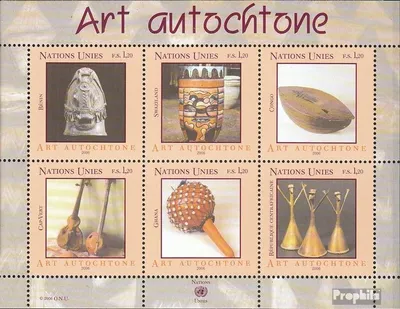 Produktbild von Briefmarken UNO - Genf 2006 Mi Block21 (kompl.Ausg.) FDC Eingeborenenkunst