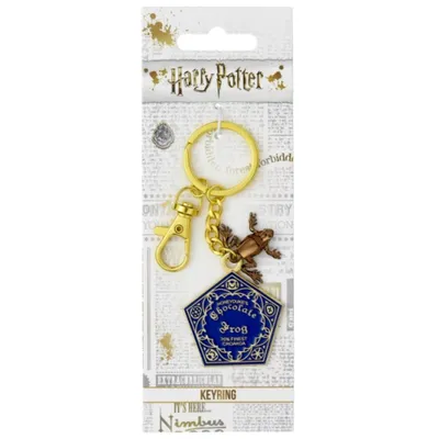 Produktbild von Harry Potter Schlüsselanhänger Schokofrosch (vergoldet)