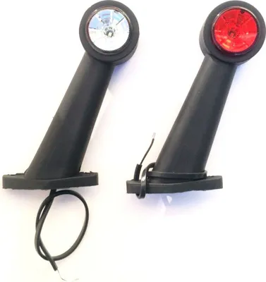 Produktbild von 2x LED Umrissleuchte 12V 24V Begrenzungsleuchte Anhänger LKW Seitenleuchte Arm