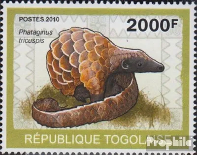 Produktbild von Briefmarken Togo 2010 Mi 3458 (kompl.Ausg.) postfrisch Weißbauchschuppentier