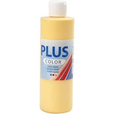 Produktbild von Plus Color Acrylfarbe, Krokusgelb, 250 ml 1 Flasche