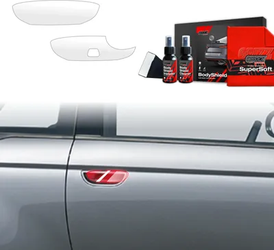 Produktbild von 2in1 Schutzfolie für Türgriffmulden - Fiat 500 (2016-2025) Grizz Protector