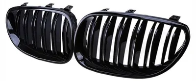 Obrázek produktu pro Sada mřížek do nárazníku pro BMW E60/E61, černá, lesklá