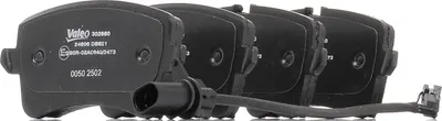 Produktbild von VALEO Bremsbeläge Satz Hinten für AUDI A4 Avant (8K5, B8) 302680