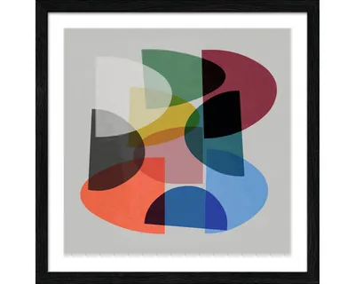 Produktbild von Gerahmtes Bild Colored Surfaces I 33x33 cm