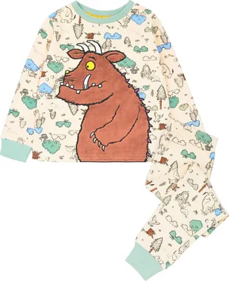 Produktbild von The Gruffalo - Schlafanzug für Kinder NS7659 (92) (Naturweiß/Seegrün/Braun)