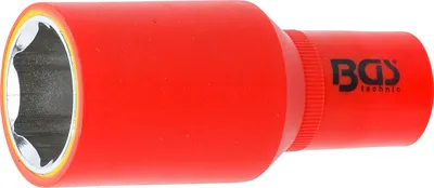 Image de BGS Douille VDE entraînement hexagonal carré intérieur 12,5 mm (1/2") SW 27 mm - 72077