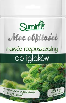 Obrázek produktu pro SUMIN rozpustné hnojivo pro jehličnany Power of Plenty 250g