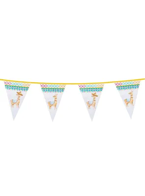 Produktbild von Lama Wimpelkette 6 m