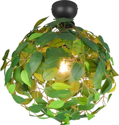 Produktbild von Trio - Deckenleuchte LEAVY - Schwarz - 38x38x58 cm