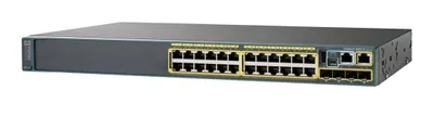 Produktbild von Cisco Small Business WS-C2960X-24TS-L, Managed, L2/L3, Gigabit Ethernet (10/100/1000), Vollduplex, Rack-Einbau, 1U