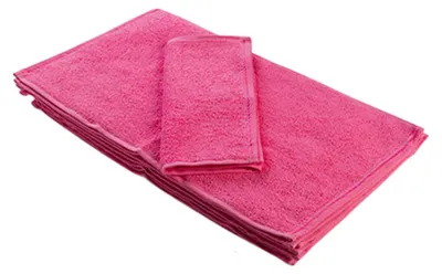 Image de ARTG - Serviette invité LT917 (50 cm x 30 cm) (rose)