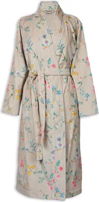 Produktbild von Pip Studio Les Fleurs Župan Barva Khaki Velikost M