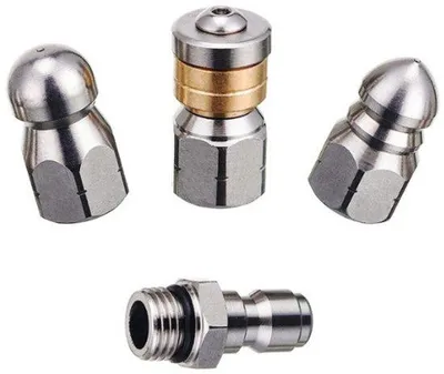 Produktbild von Rohrdurchgangsreiniger, schnellkopfspritze, 4-teiliges Set, rostfreier Sprühkopf, Reparaturset