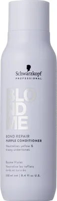 Obrázek produktu pro Schwarzkopf Professional BlondMe Bond Repair Purple Conditioner tónovací kondicionér pro neutralizaci žlutých tónů 250 ml