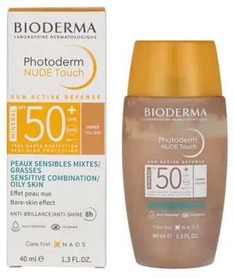 Image de Bioderma Photoderm Nude Touch Fond de teint minéral foncé SPF 50+ 40ml