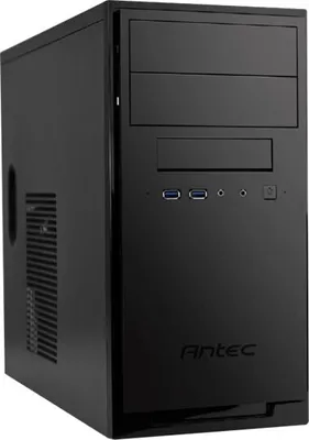 Produktbild von Antec NSK3100, Midi Tower, PC, Schwarz, micro ATX, Mini-ITX, SECC, SGCC, Stahl, 31,8 cm