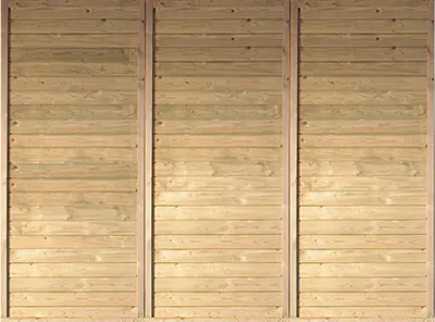 Produktbild von Rückwand Karibu für Einzelcarport, 250 x 200 cm, kesseldruckimprägniert