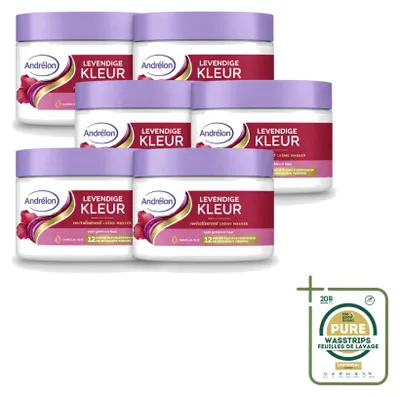 Immagine prodotto di 6 maschere per capelli in crema colorate Andrélon - 300 ml ciascuna - confezione da 6 pezzi
