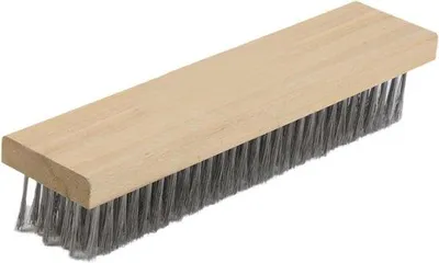 Produktbild von Drahtbesen - Stahl Besen - Moosentfernung - Robuste Konstruktion - 30 cm - Edelstahl