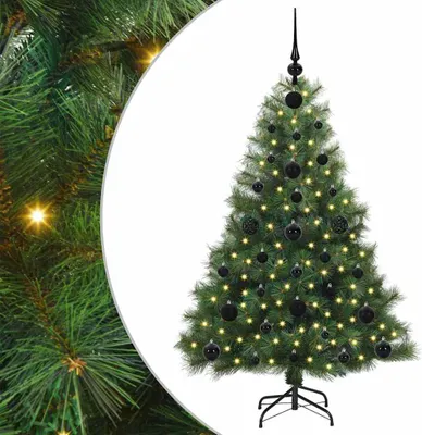 Immagine prodotto di vidaXL Albero di Natale artificiale con 150 LED verde 120 cm PE e PVC