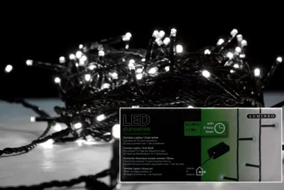Produktbild von Lichterkette mit Timer 1,70 m batteriebetrieb 24 LED k-weiss