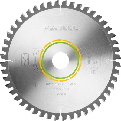 Produktbild von Festool Feinzahn-Sägeblatt 216x2,3x30 W48 | 491050