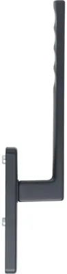 Hefdeurgreifen innen UG, Länge 253 mm, Aluminium schwarz matt