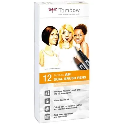 Image de Tombow ABT-12P-4ABT 12er Set Portrait Colors